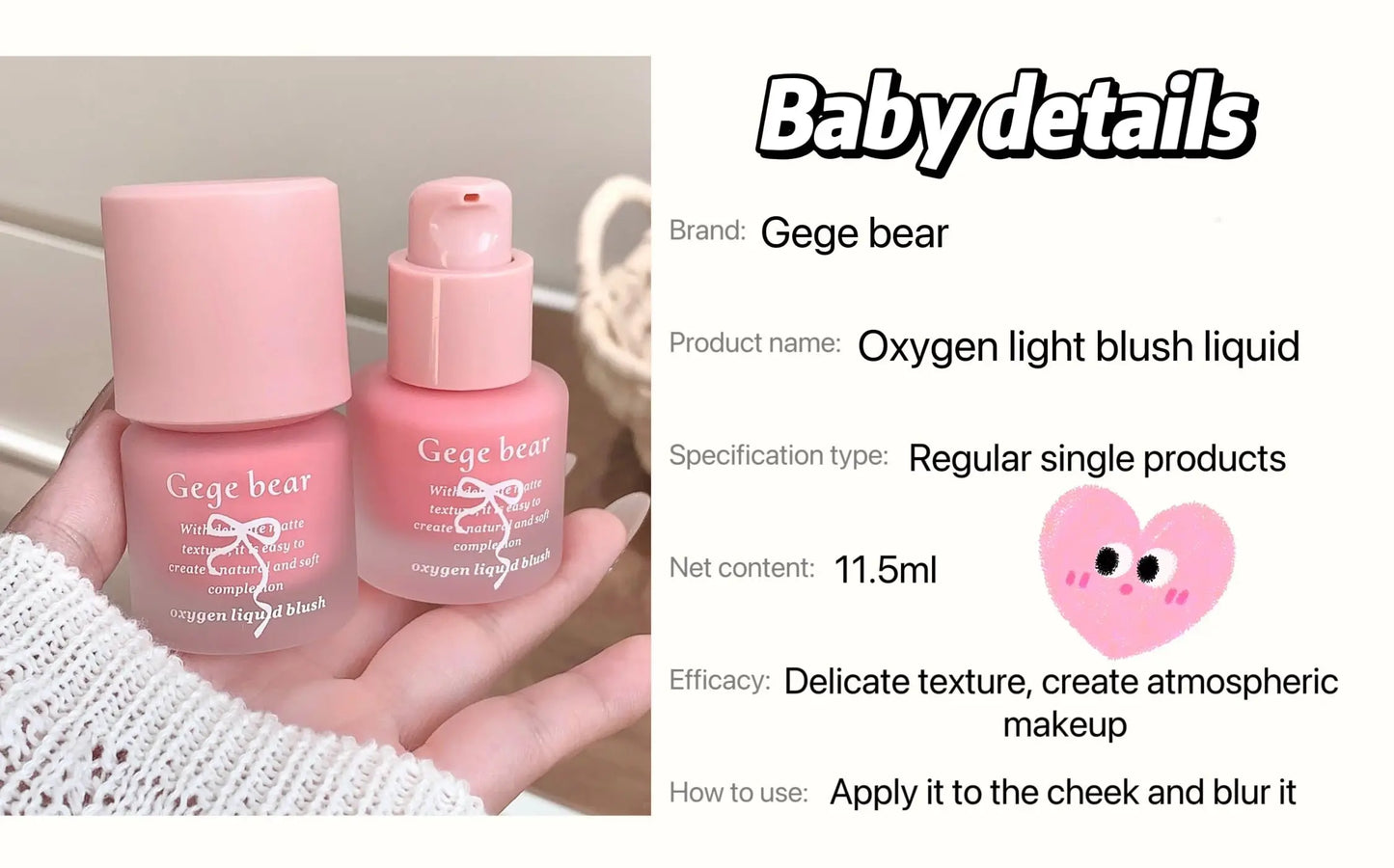 Blush liquide