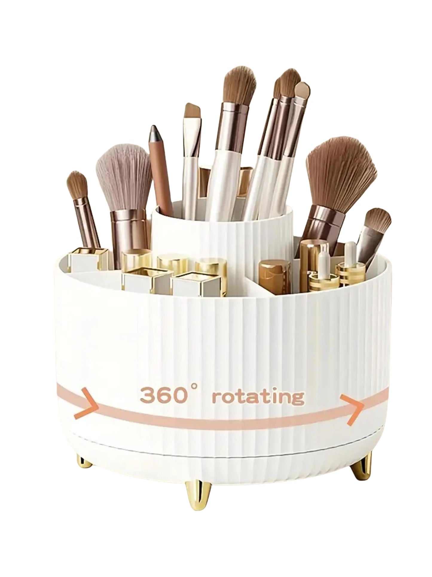 Boite à maquillage rotative 360°