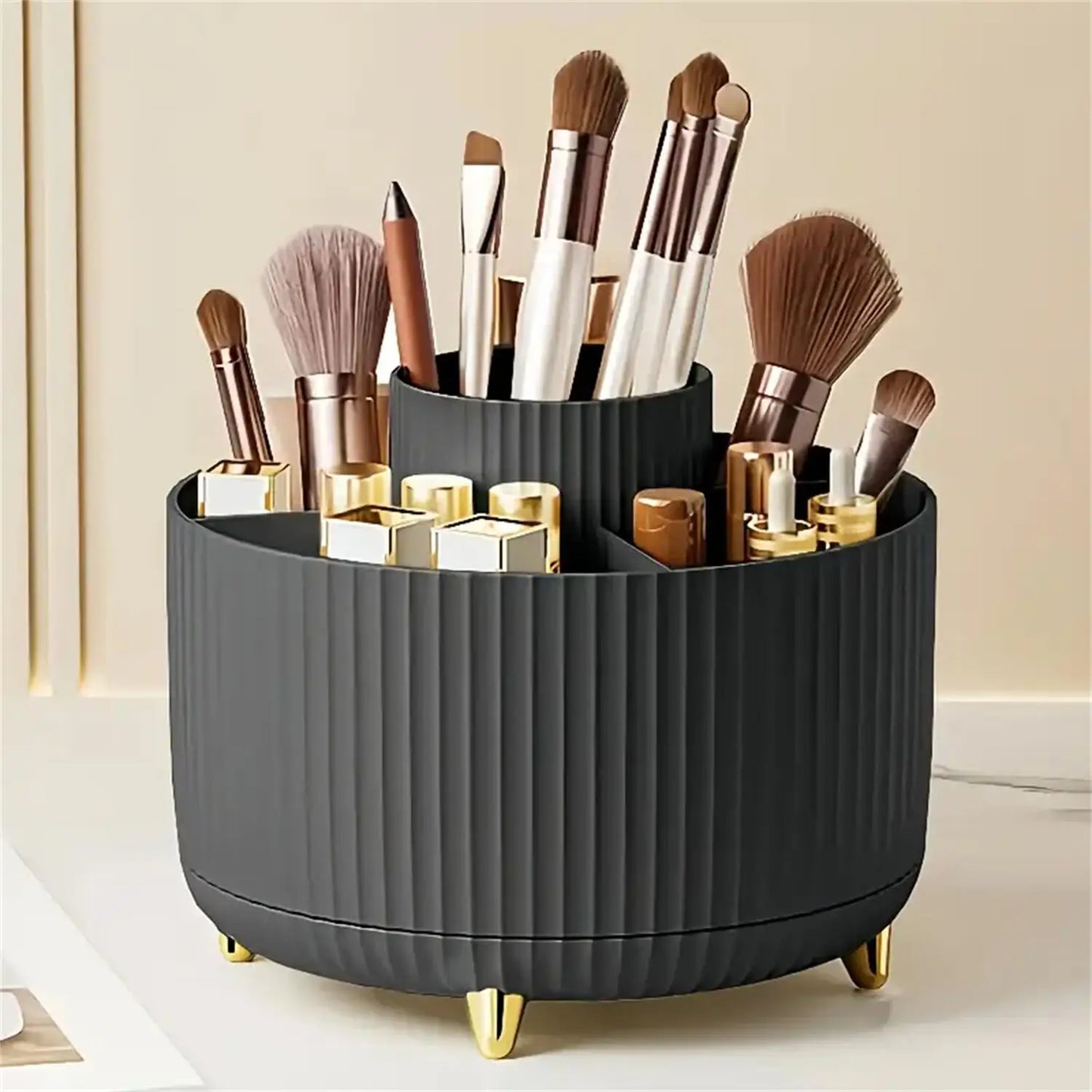 Boite à maquillage rotative 360°