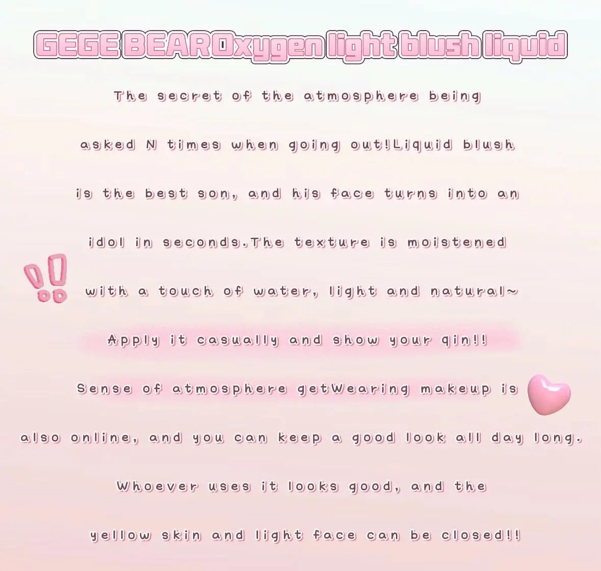 Blush liquide